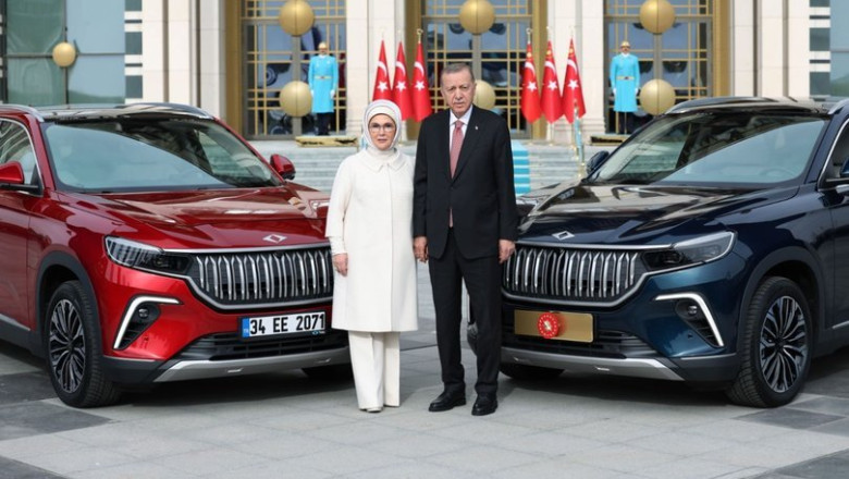 Cumhurbaşkanı Erdoğan'a Togg Teslim Edildi