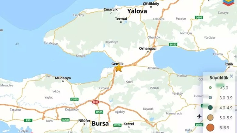 Bursa’da Meydana Gelen 4.1 Büyüklüğündeki Deprem
