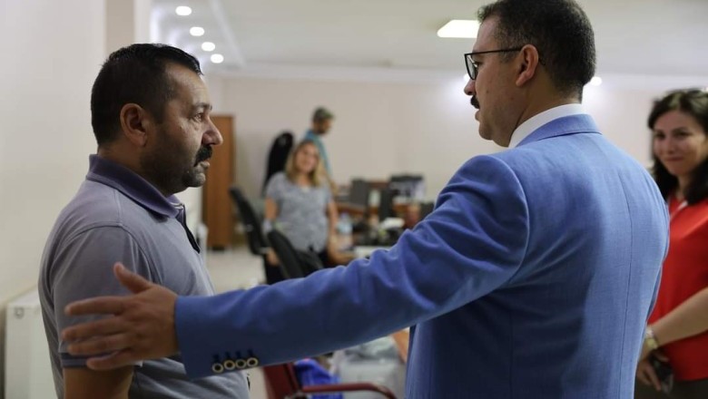 Vali Ercan Turan'dan Sosyal Yardımlaşma ve Dayanışma Vakfı ile Sosyal Hizmet Merkezine Ziyaret